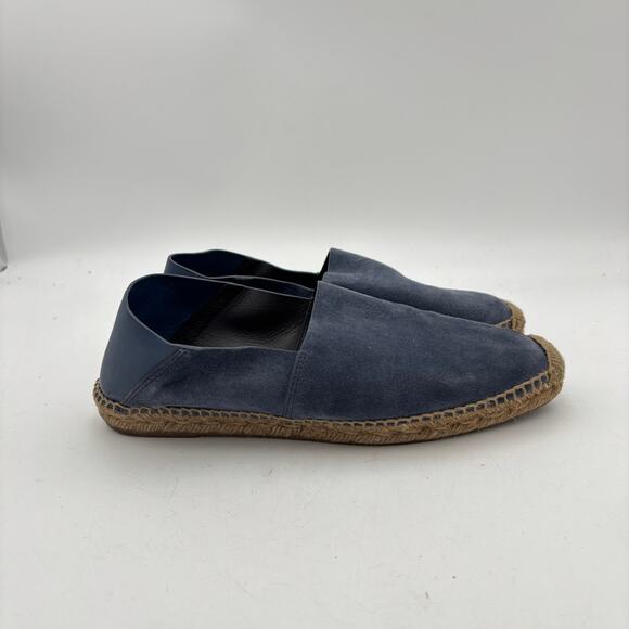 Ermengildo Zegna Suede Espadrilles Navy Men\'s 8.5 US Quiet Luxury Flats Loafers main image 12